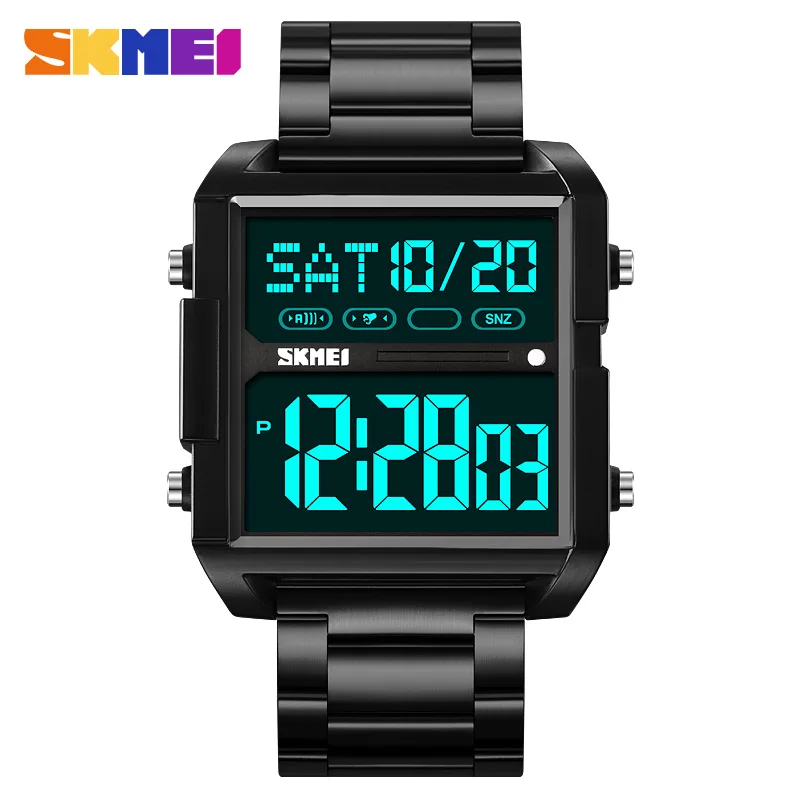 SKMEI 2299 New Sports Leisure Digital Watch Men's Waterproof Date Multi Functional Countdown Men's Electronic Watch Reloj Hombre view 2