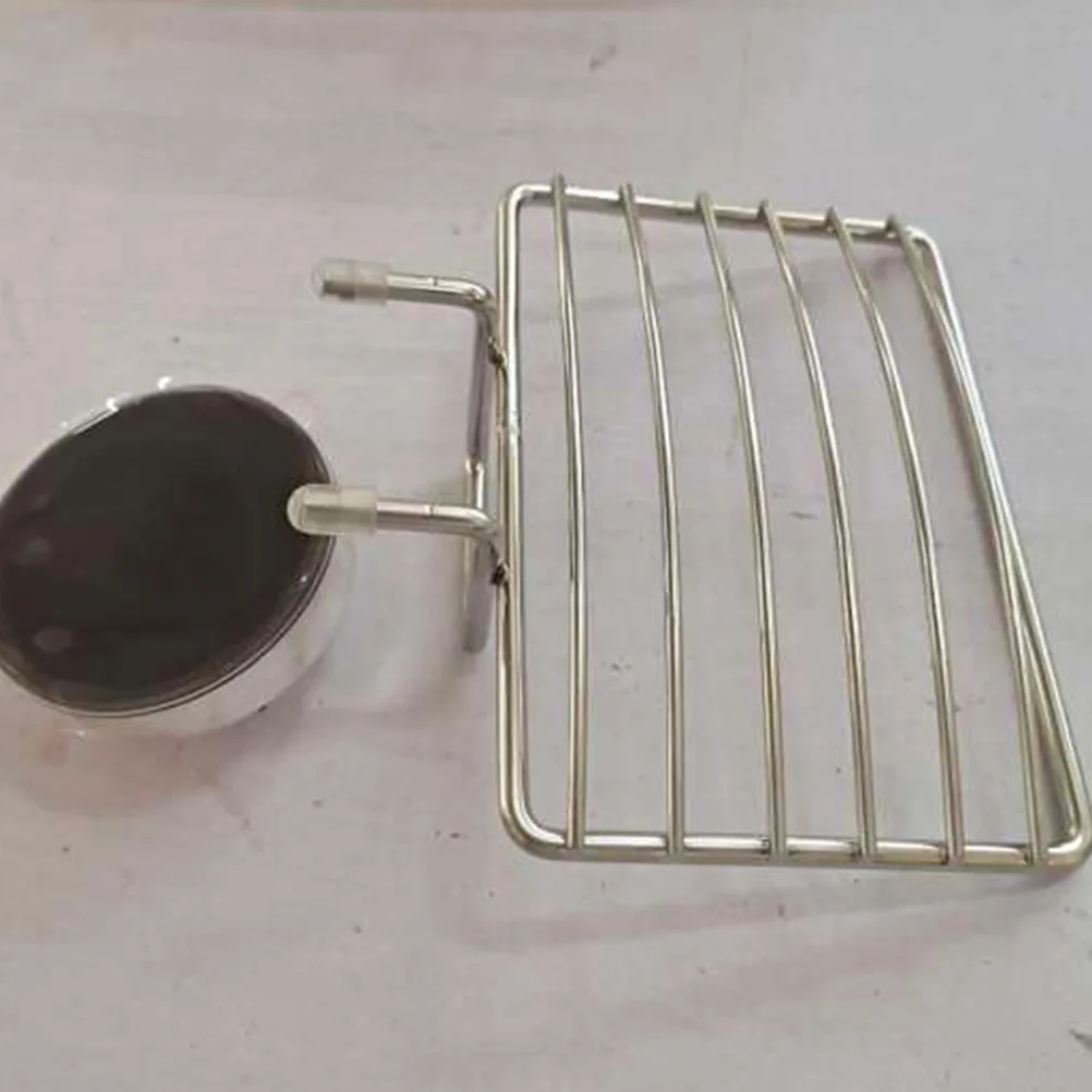 

Suction Cup Soap Dish Easy Installation Vacuum Holder Rust Proof Stainless Steel