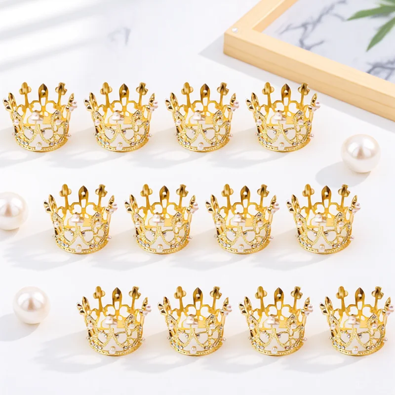 

12 шт., пряжка для салфеток с короной и жемчугом, кольца в виде змеи, рождественские украшения для стола, банкет