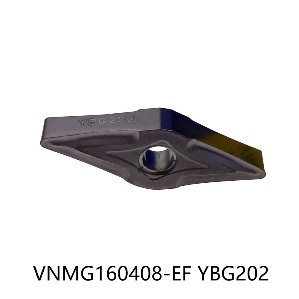 

ZCC VNMG160408-EF YBG202 YBG205 Turning Tools CNC Lathe Carbide Inserts For processing steel and stainless steel VNMG 160408