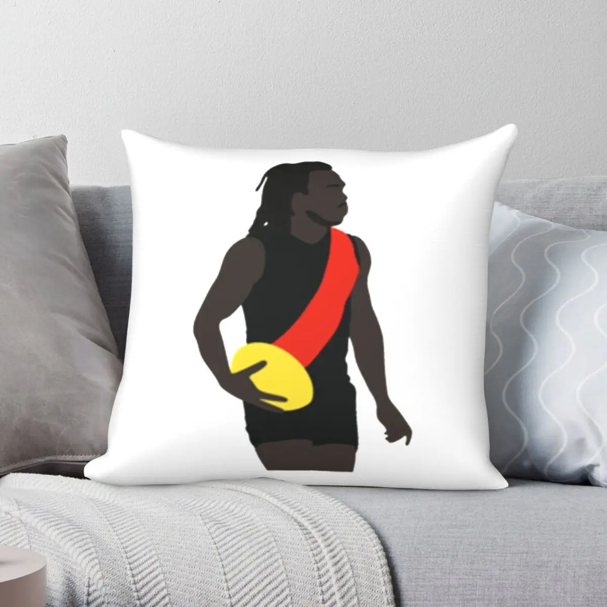 Anthony Mcdonald-Tipungwuti Pillowcase Polyester Linen Velvet Printed Zip Decorative Throw Pillow Case Room Cushion Cover