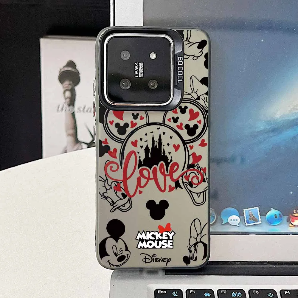 Mickeys ماوس زوجين غطاء ل Xiaomi Mi 15T 14T 13 12T 11 لايت POCO X7 X6 X5 X3 F7 F6 F5 F4 GT F3 NFC برو جراب هاتف