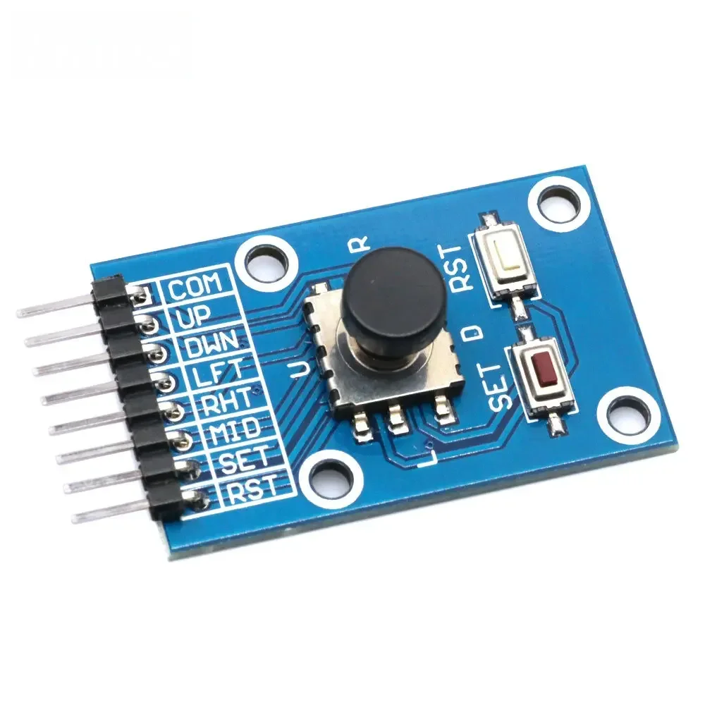 5D Rocker Switch 5-Way Directional Joystick Module – Compact 5D Rocker Switch with Keypad for Arduino/AVR Game Development