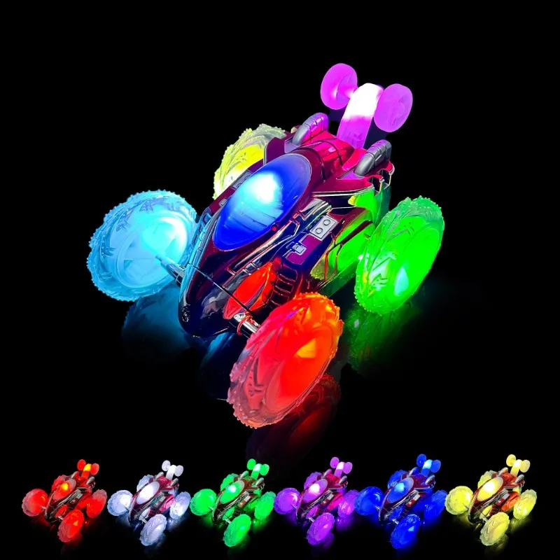 2,4G 4WD Fernbedienung Flipster Chameleon Stunt Auto mit LED-Leuchten