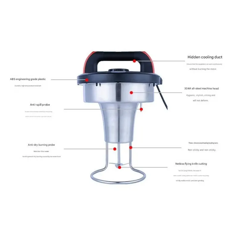 High Productivity & Commercial Electric Soy Milk Maker with Soybean Grinder