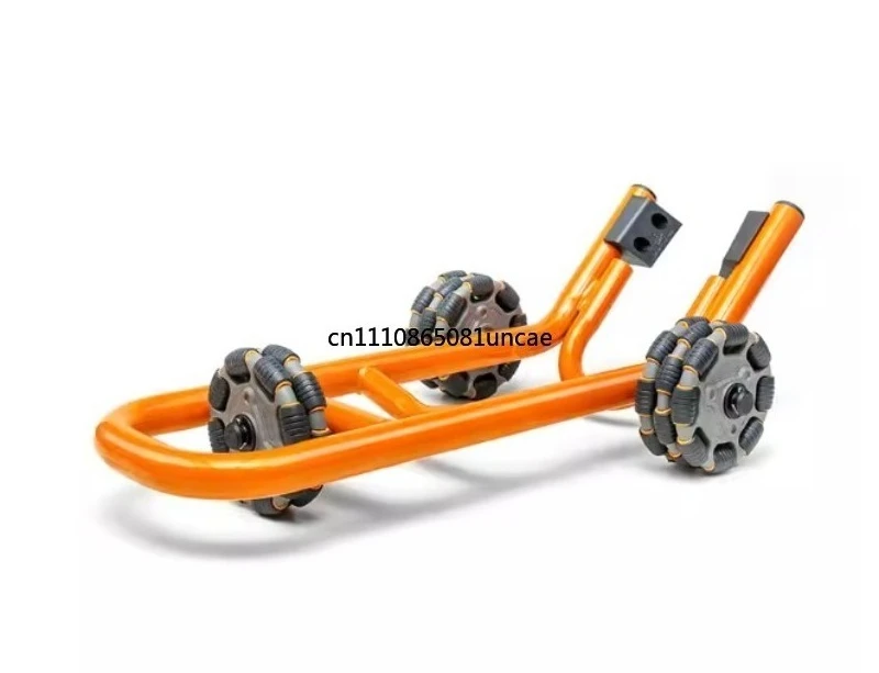 Heavy Duty Motorcycle Front Stand | 360° Rotatable Movable Bracket for Bike Maintenance & Storage