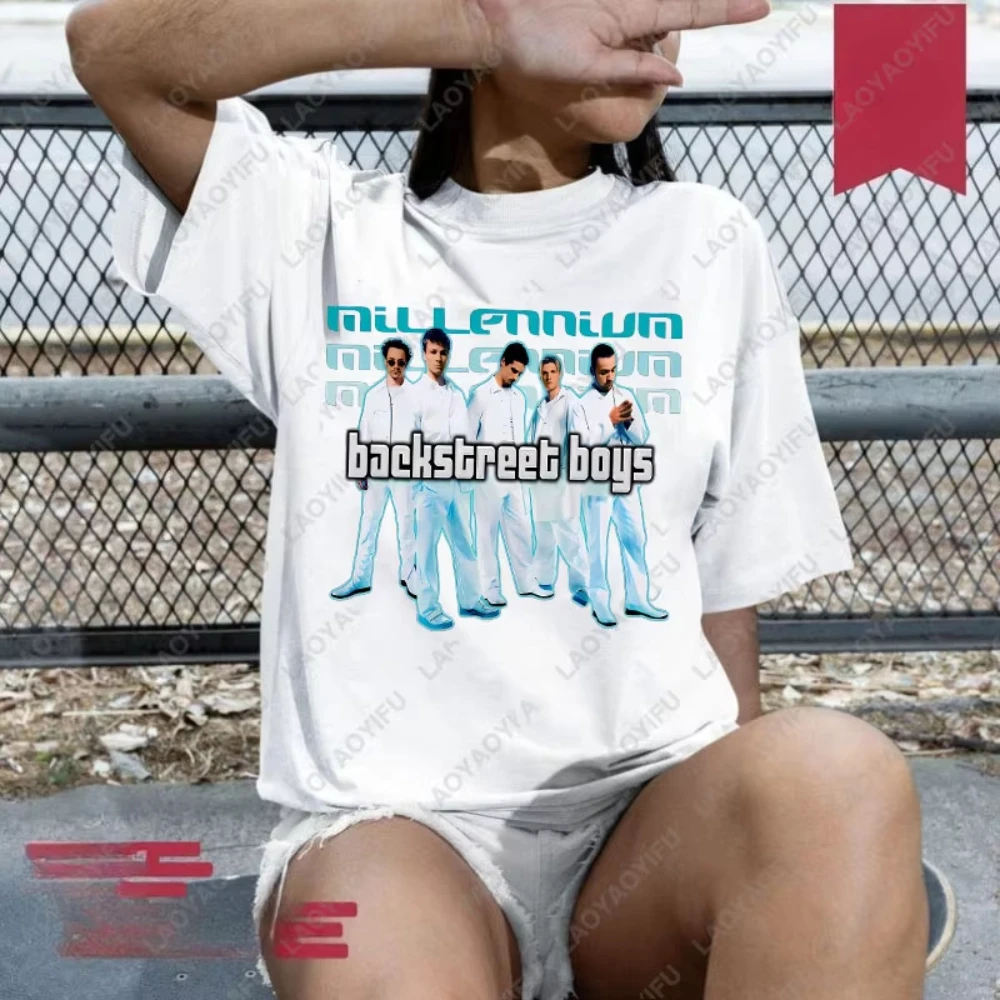 2026 Backstreet Boys Millennium Tour Music Vintage Tshirt Men Women Hipster Popular Tops Summer Fashion Streetwear Unisex Tees