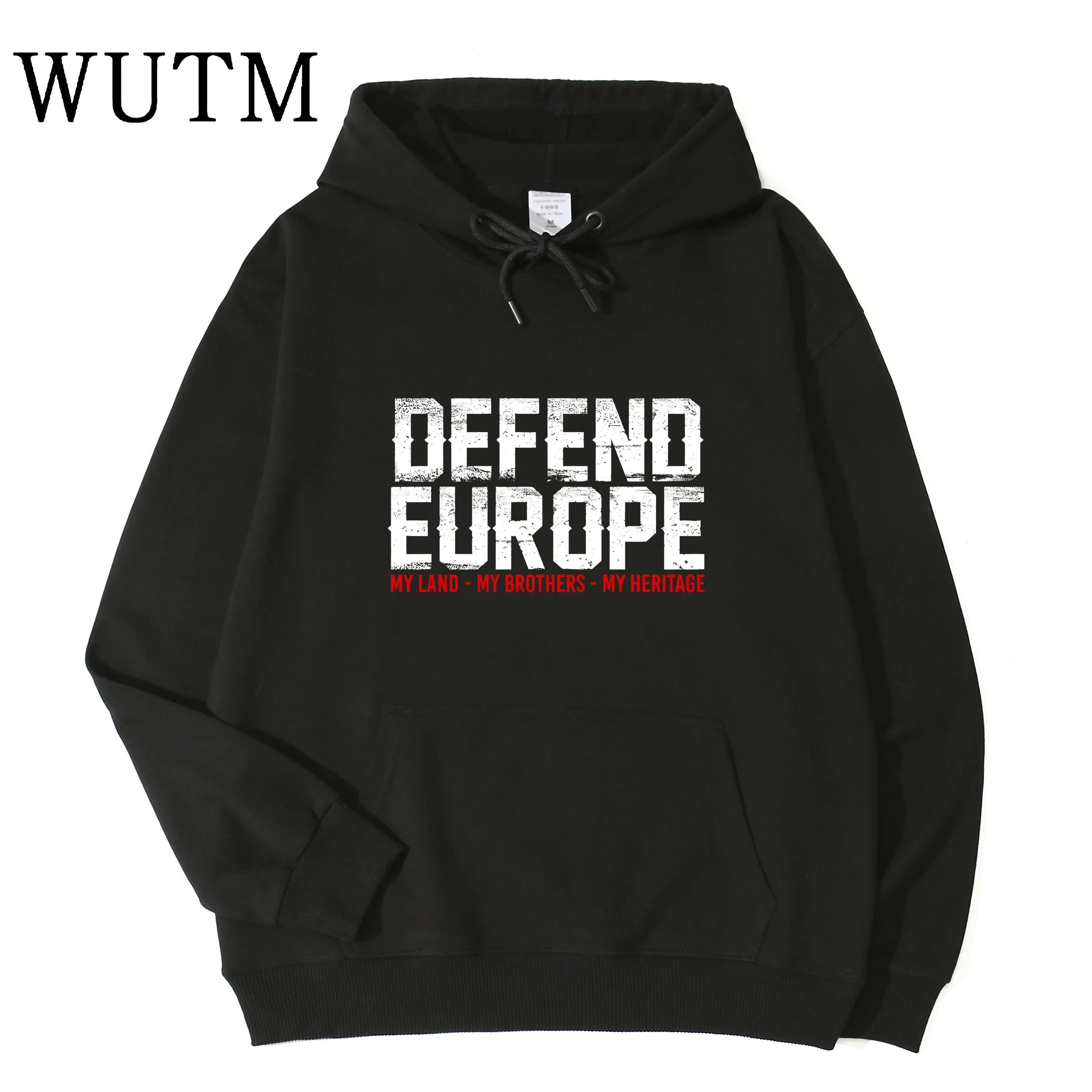 Defend Europe Hoodie Unisex Langarm Herren Damen
