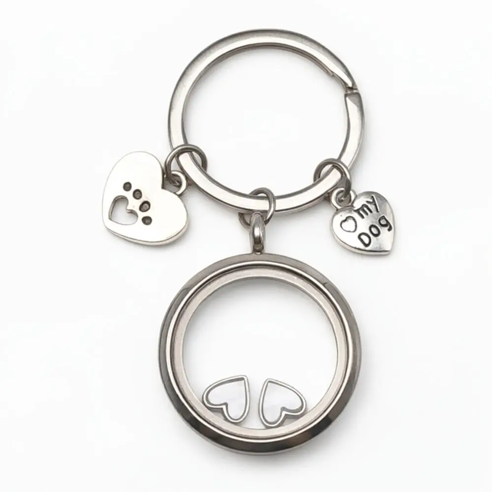 Pet Loss Gift Heart Urn Pendant Necklace Stainless Steel Keepsake Jewelry For Dog Cat Hair And Tooth Memory Holder