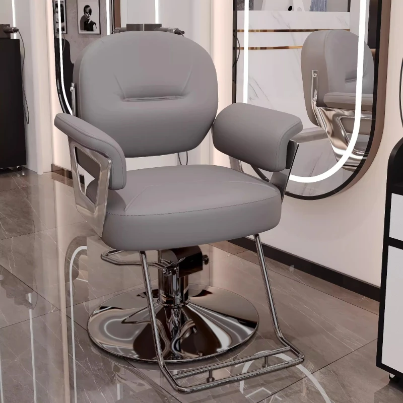 High-end Barber Chairs Exclusive Simple Perm Coloring Barber Chairs Service Commercial Furniture Sedia Da Barbiere ZY40LFY