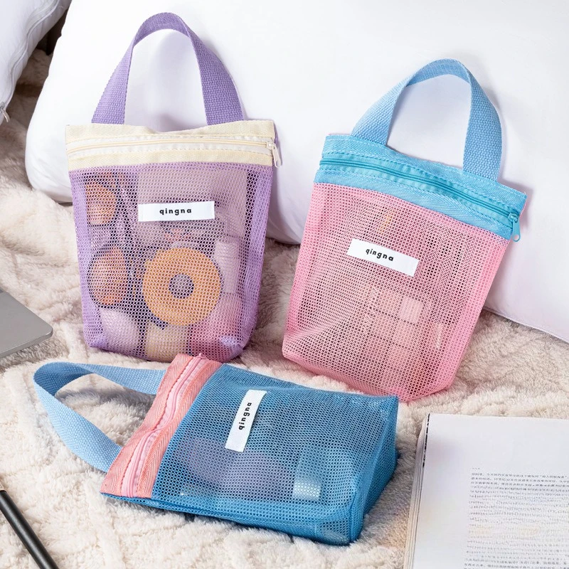 1pc Portable toiletry bag, travel outdoor carry-on makeup bag, business trip large capacity bathing storage bag