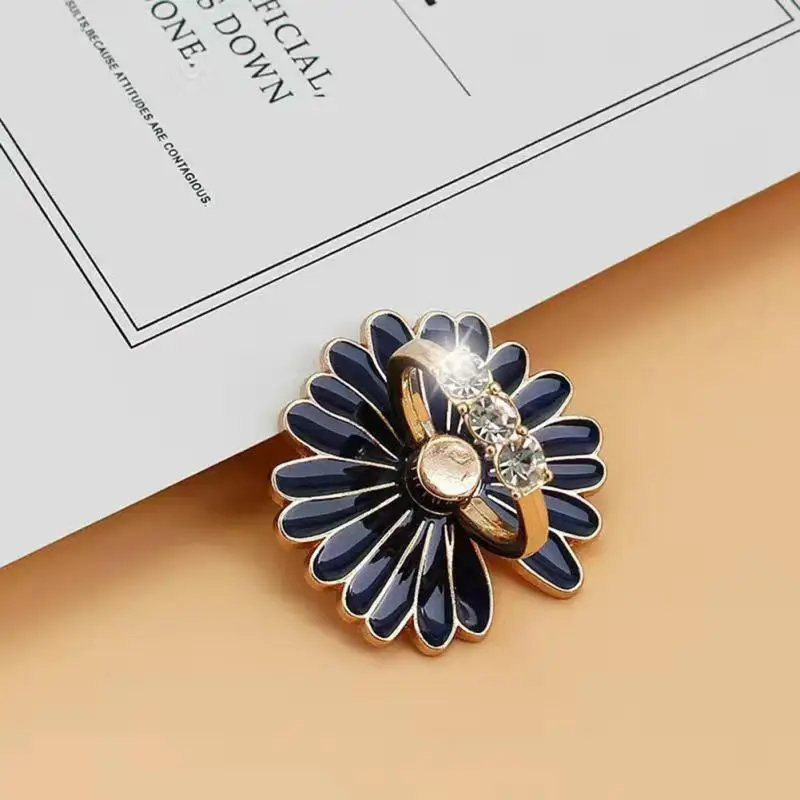 Anillo de hebilla de Metal para teléfono móvil, soporte de hebilla de anillo para teléfono móvil a la moda, soporte de escritorio multifuncional, 1 ud.