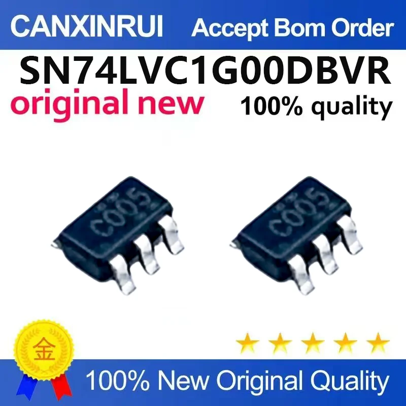 （5pcs-10pcs）SN74LVC1G00DBVR SOT-23-5 Single 2-Input Positive NAND Gate Logic Chip