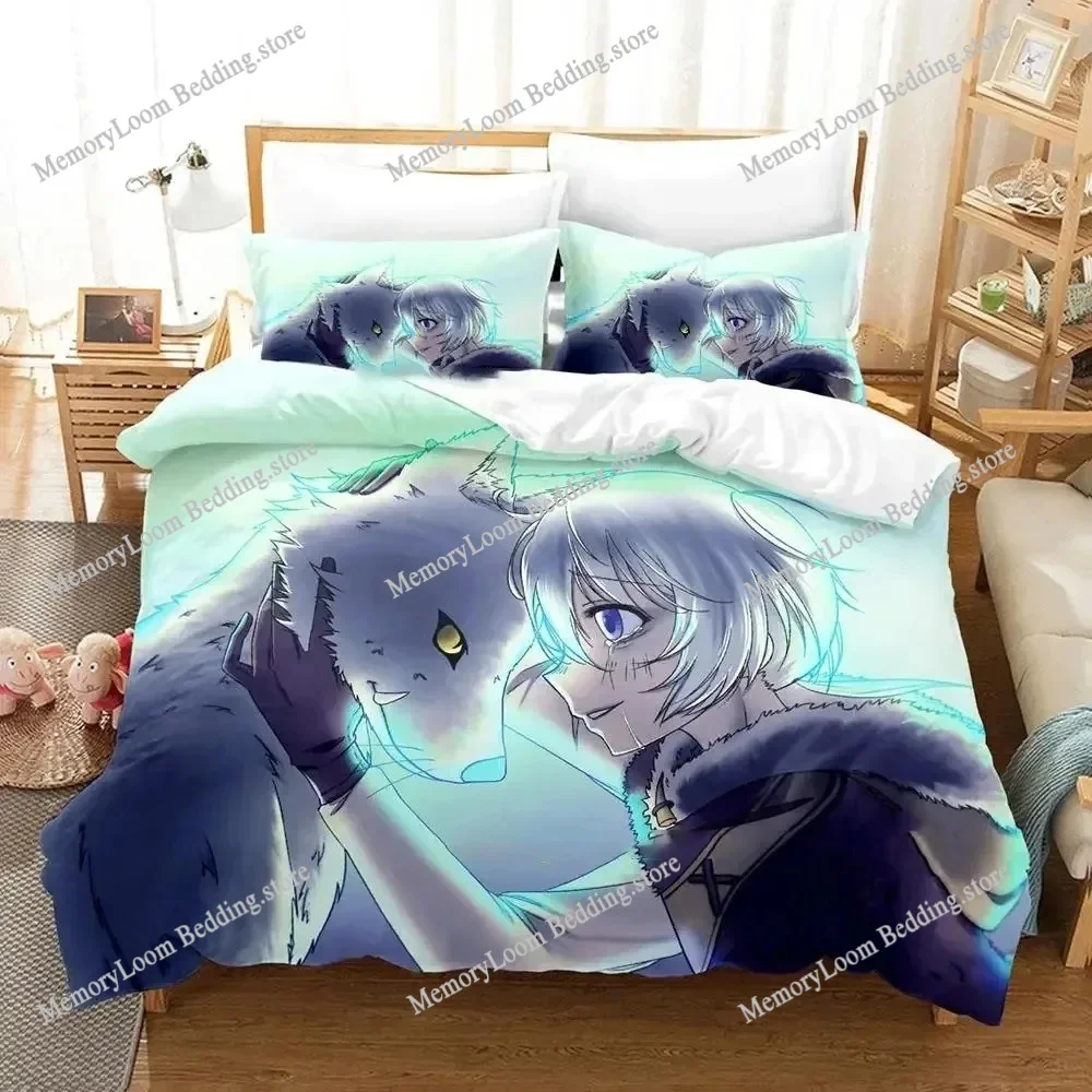 

3D Printed Anime To Your Eternity Bedding Set Boys Girls Twin Queen Size Duvet Cover Pillowcase Bed Kids Adult Home Textile