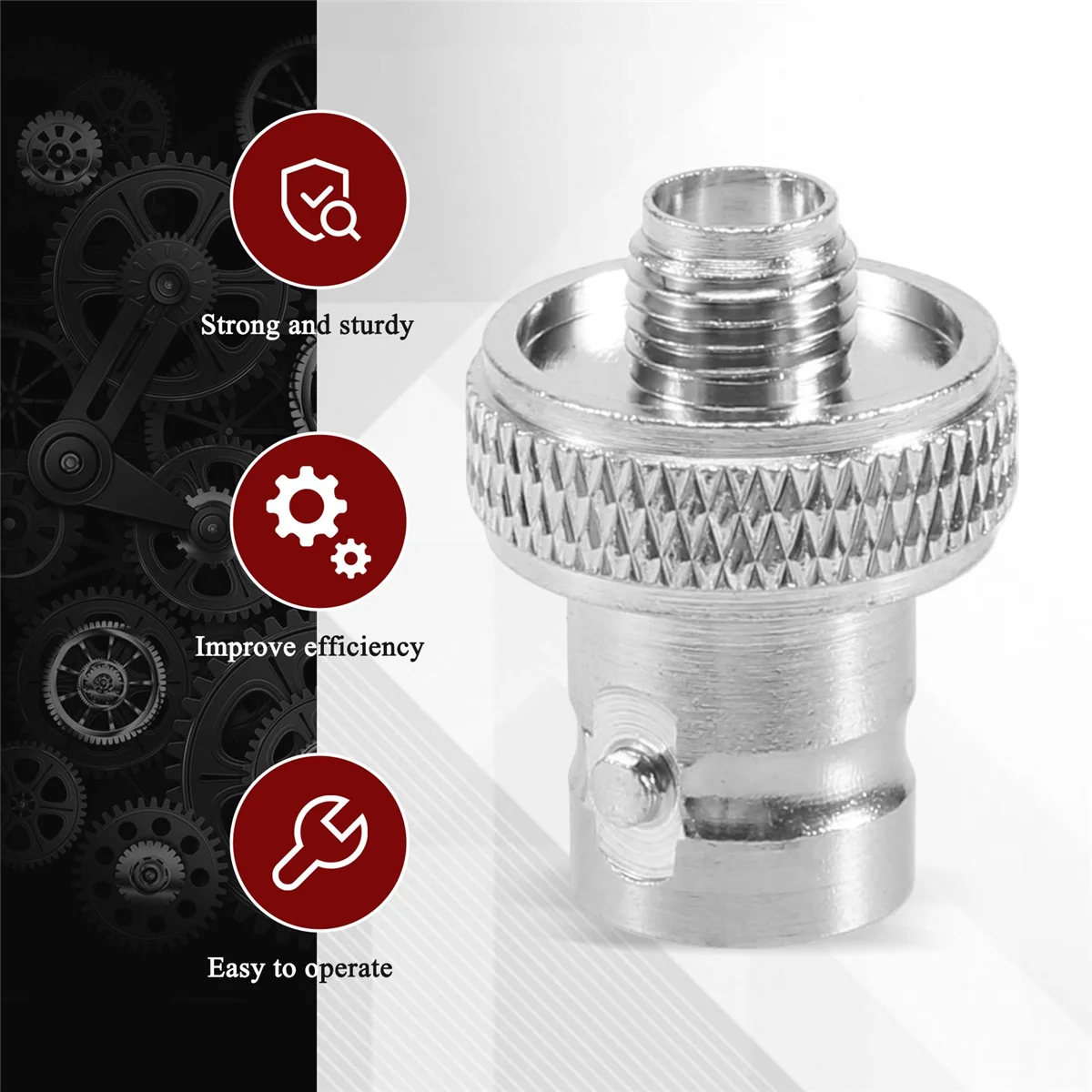 AT77 2 шт. SMA Female to BNC Female Convert адаптер для двусторонней радиосвязи BaoFeng UV-5R FD-880