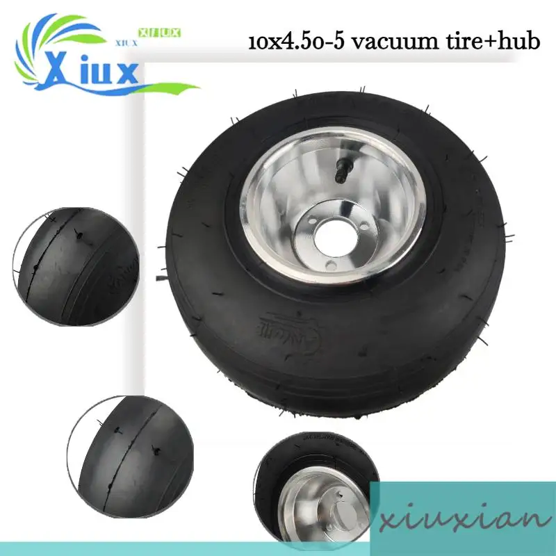 

Go Kart 5 Inch Wheels Beach Car Accessories Drift Wheel 10X4.50-5 Kart Tire Highway Hub Front Wheels