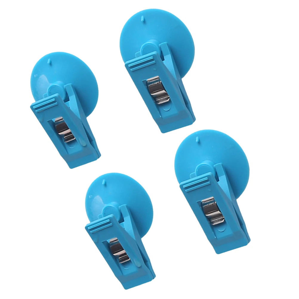 

2 Pair Car Suction Clips Multifunctional Curtain Clamp Storage Holder For Auto Lightweight Durable Easy Mounting Paste Clip Car
