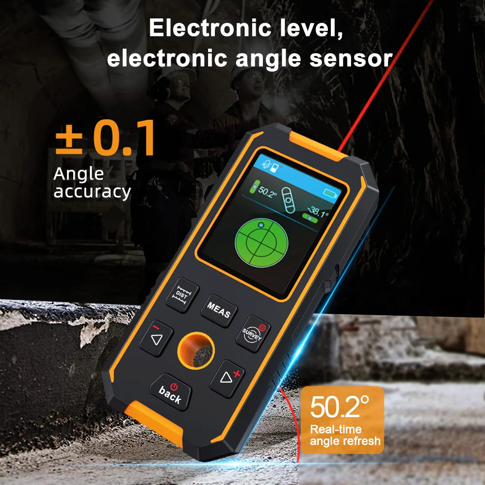 Noyafa Nf-513S Metaaldetector Draadzoeker voor het detecteren van ondergrondse kabels Kabel Metaal AC Hout in muren Kabel Tracker Gereedschap