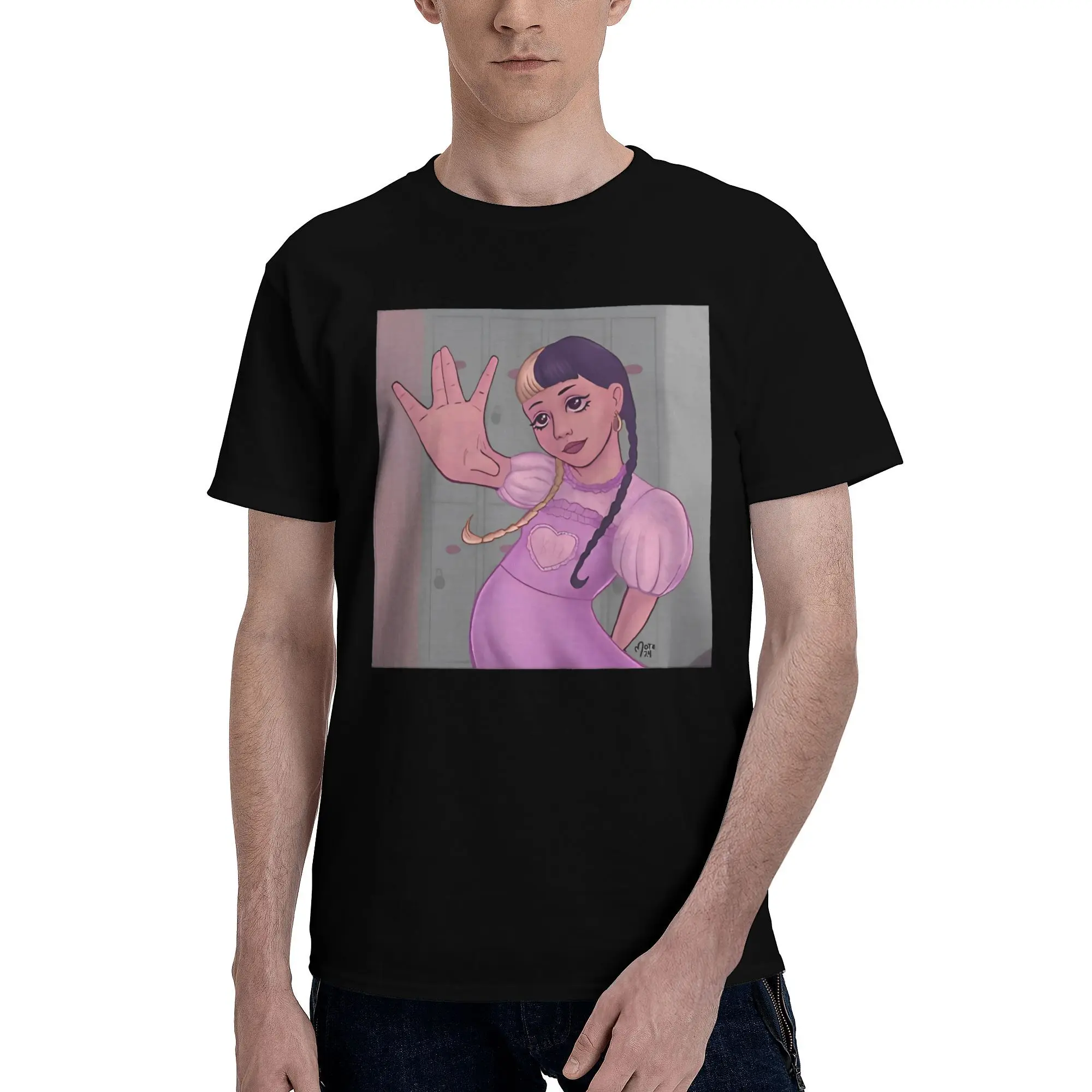 Printed Melanie M-Martinezed T Shirt For Unisex Best Accessory for Music Fans Pure Cotton T-shirts Short Sleeve Tops