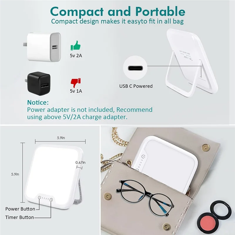 PORK-SAD مصباح العلاج بالضوء صندوق العلاج بالضوء المحمول مقلد شروق الشمس وغروب الشمس مصباح الطاقة EU-PLUG #3