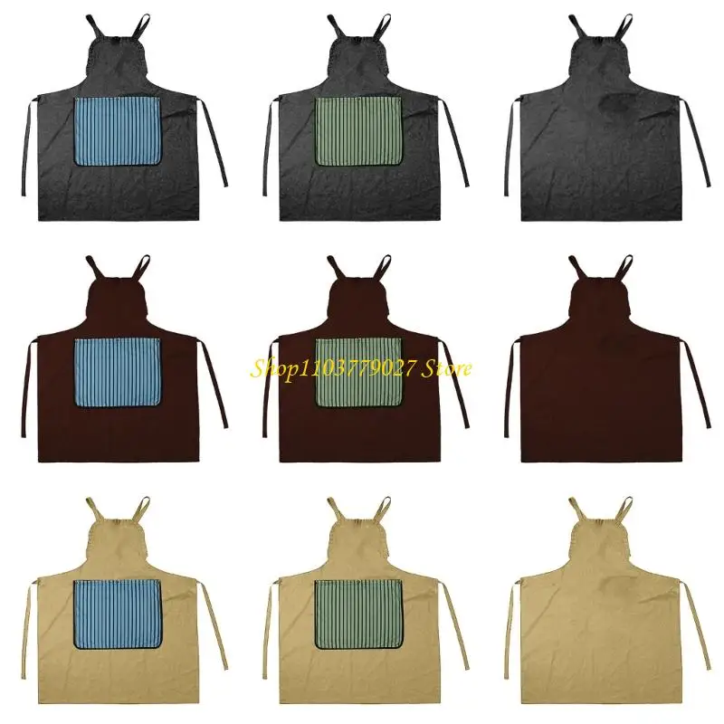 

C4DF Japanese Styles Cotton Apron With Detachable Hand Towel Lace Trim Design For Baking Cooking And Homes Kitchen Use