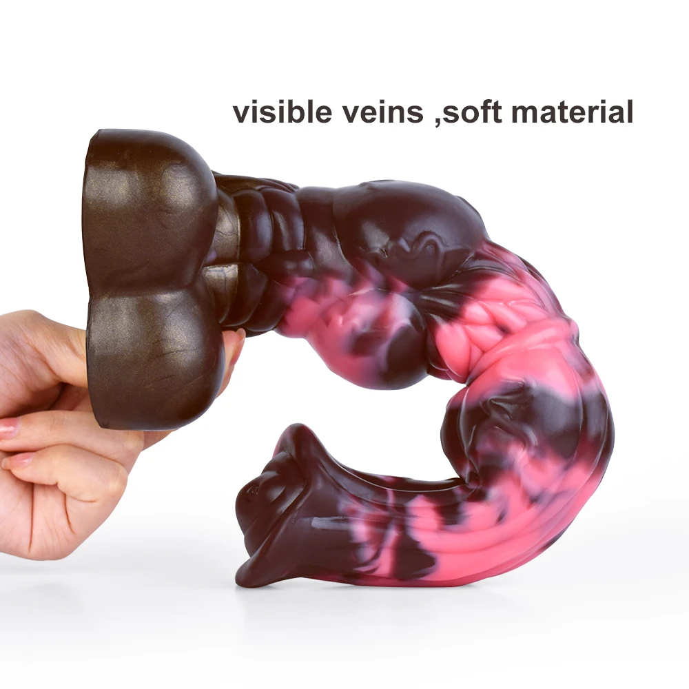 Soft Silicone Big Knot Dildo Animal Women Fantasy Realistic Horse Anal Sex Toys Fake Penis Vaginal Stimulator Dildos Anus Toys