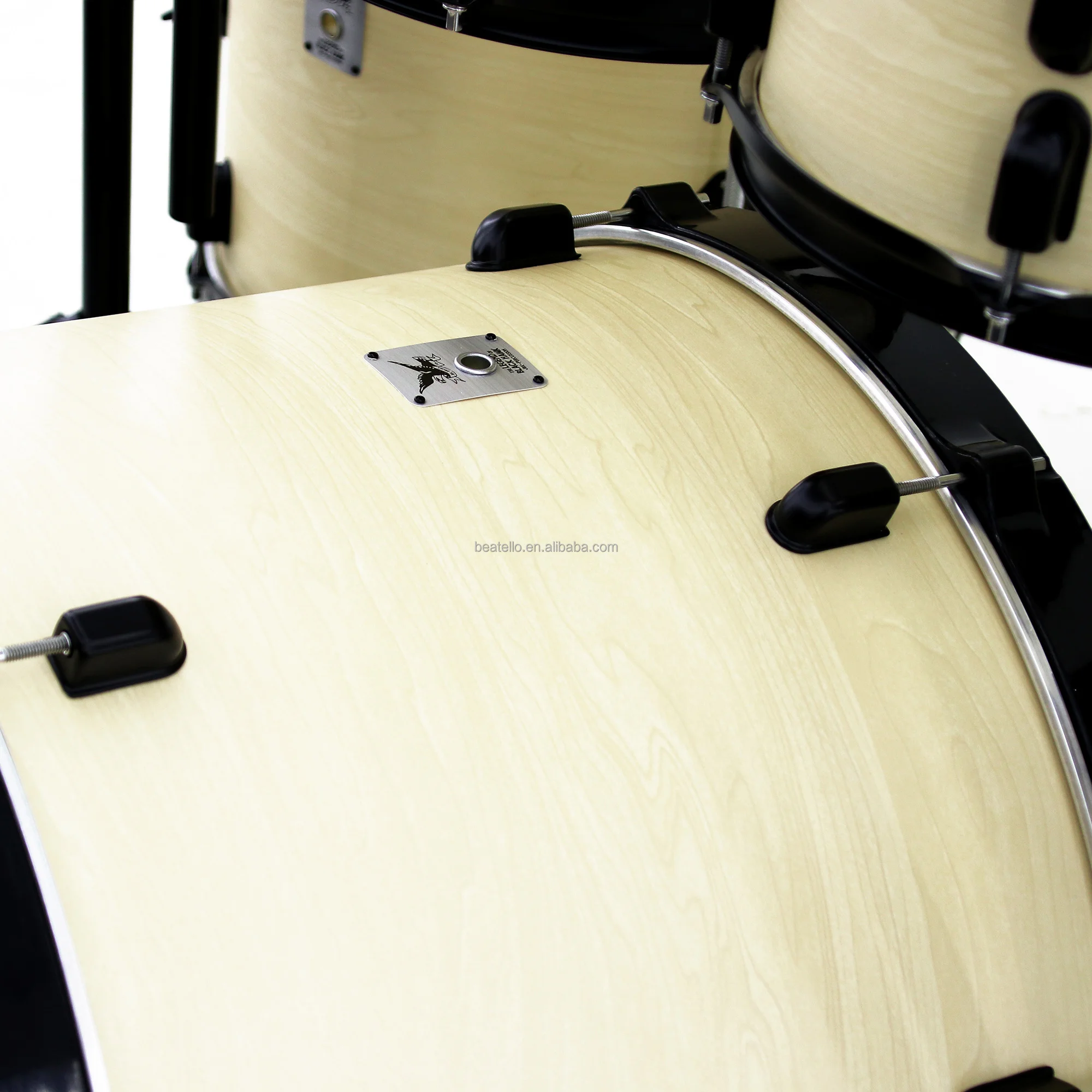 

Acoustic Drum Set 5 Drum Full Set Independent Suspension Stand Metal Musical Instrument No Distraction Design Drum Kit For Adult