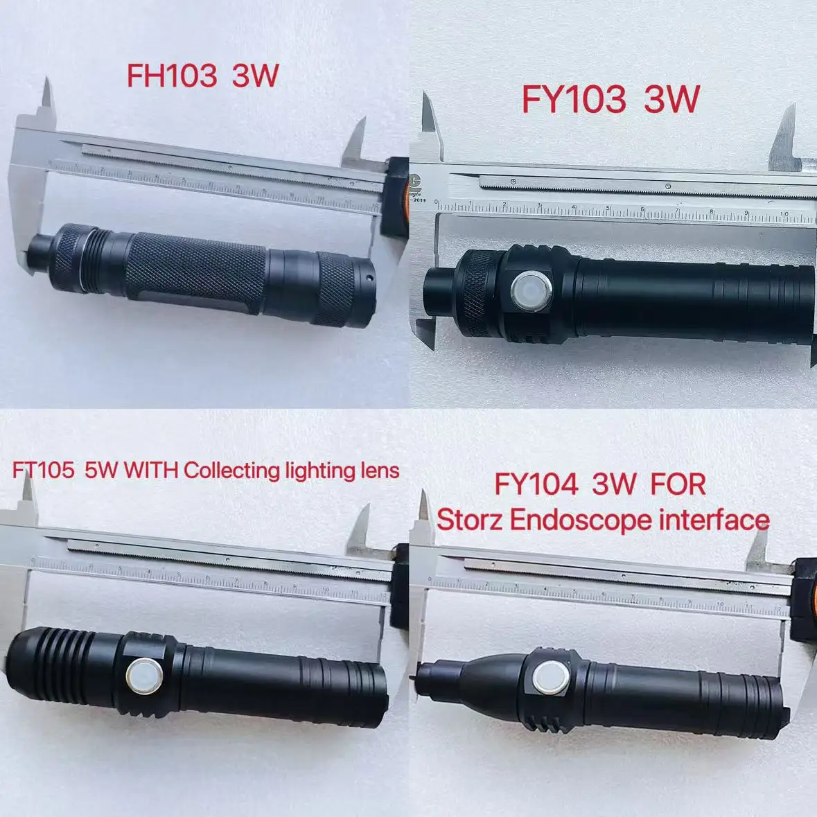 ENT protable lamp LED endoscope light srouce flashlight  handheld light source/FT.FY.XX.kinds of handheld light source