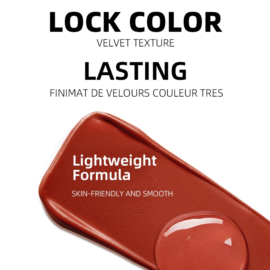 15 色ヌードベレットマット口紅ペンシル防水長期的な赤茶色ピンクリップライナーペンノンスティックカップメイクアップリップティント Pe