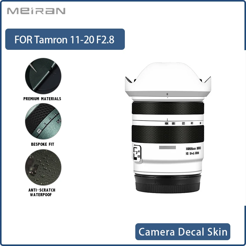 Camera Skin For Tamron 11-20mm F2.8 Sticker Decal Skin Camera Lens Vinyl Wrap Film Protector Coat Customizable