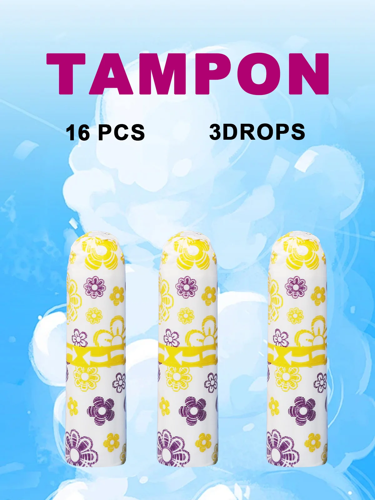 

Color box with 16 pieces of push-in adhesive fiber cotton cores (16 types)