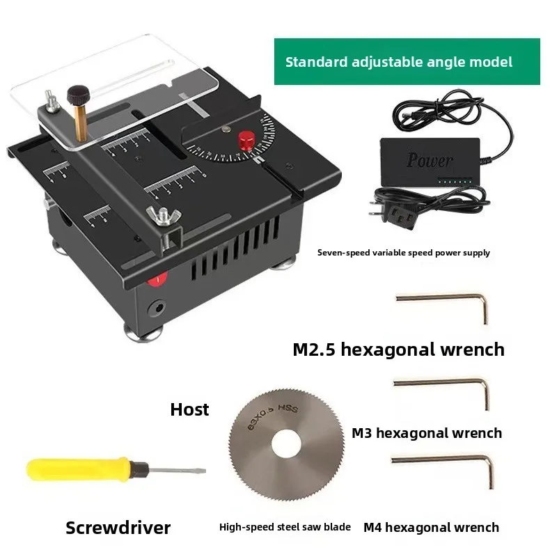 Electric Saw DIY Woodworking Acrylic PVC Chainsaw Precision Model Saw Multifunctional Small Cutting Machine