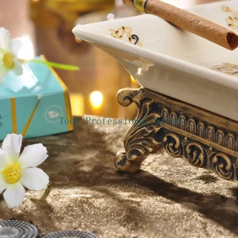 

57QF Sink Sponge Holder Artistic Ceramic Soap Dish for Home Dorm Hotel Bathroom