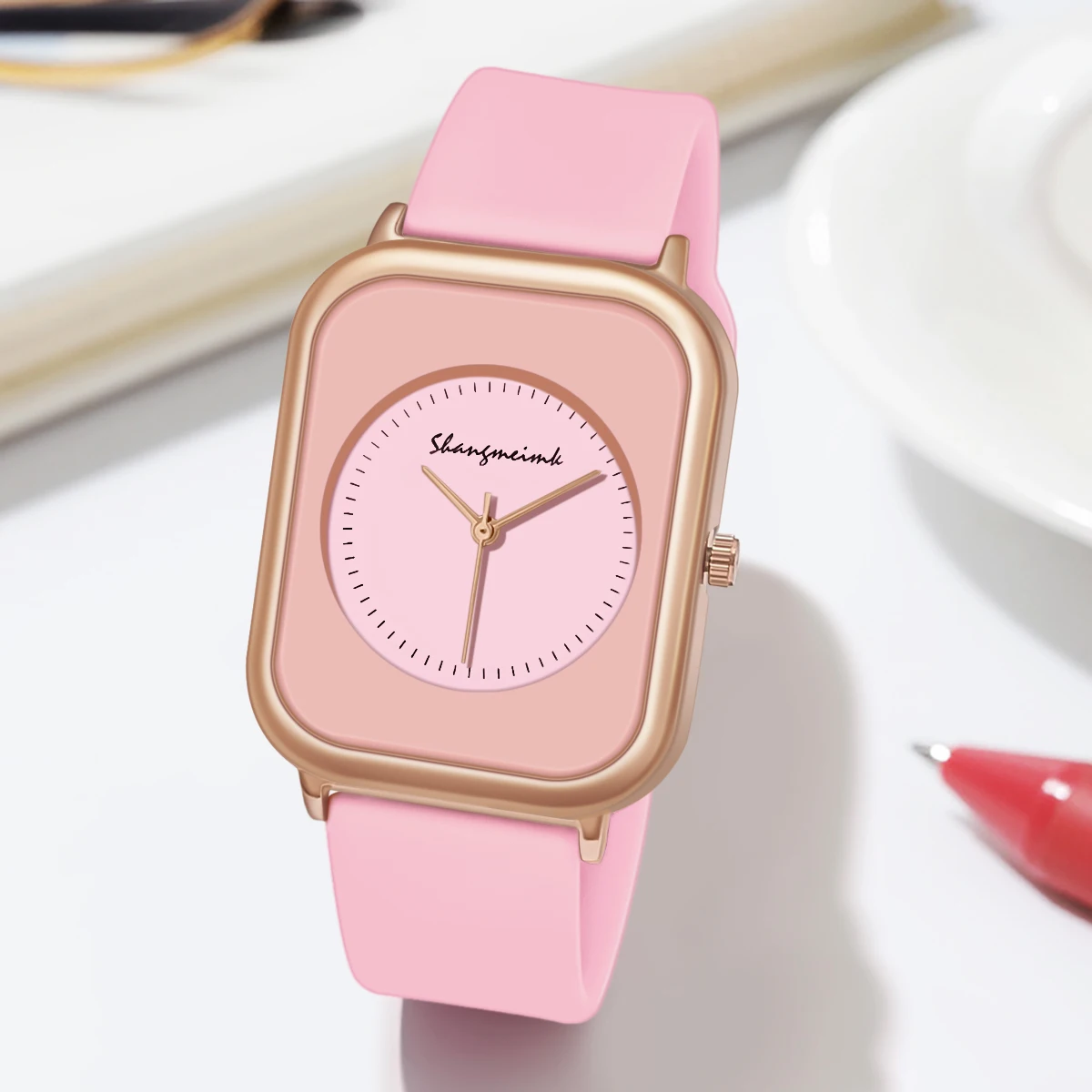 Women\'s Watch Quartz Wristwatch Women Luxury Watches Silicone Strap Ladies Clock Gift Reloj Mujer relojes de mujer