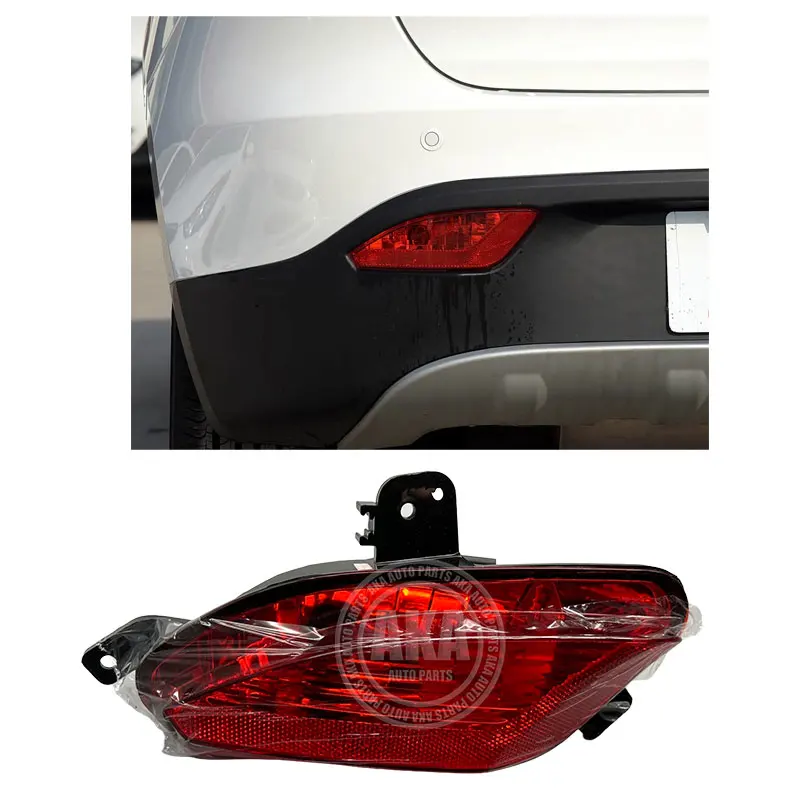 For FAW D60 2015-2016 2017- Rear Foglight Rear Bumper Foglight Foglamp Fog Light Fog Lamp Brake Lights - view 3