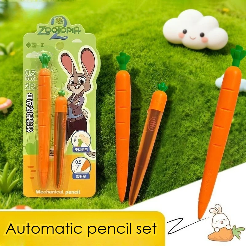 

Disney Pencil Zootopia Judy Carrot Cartoon Cute Student Child Writing Homework 0.5mm Lead Core Pencil Stationery Creative Gift