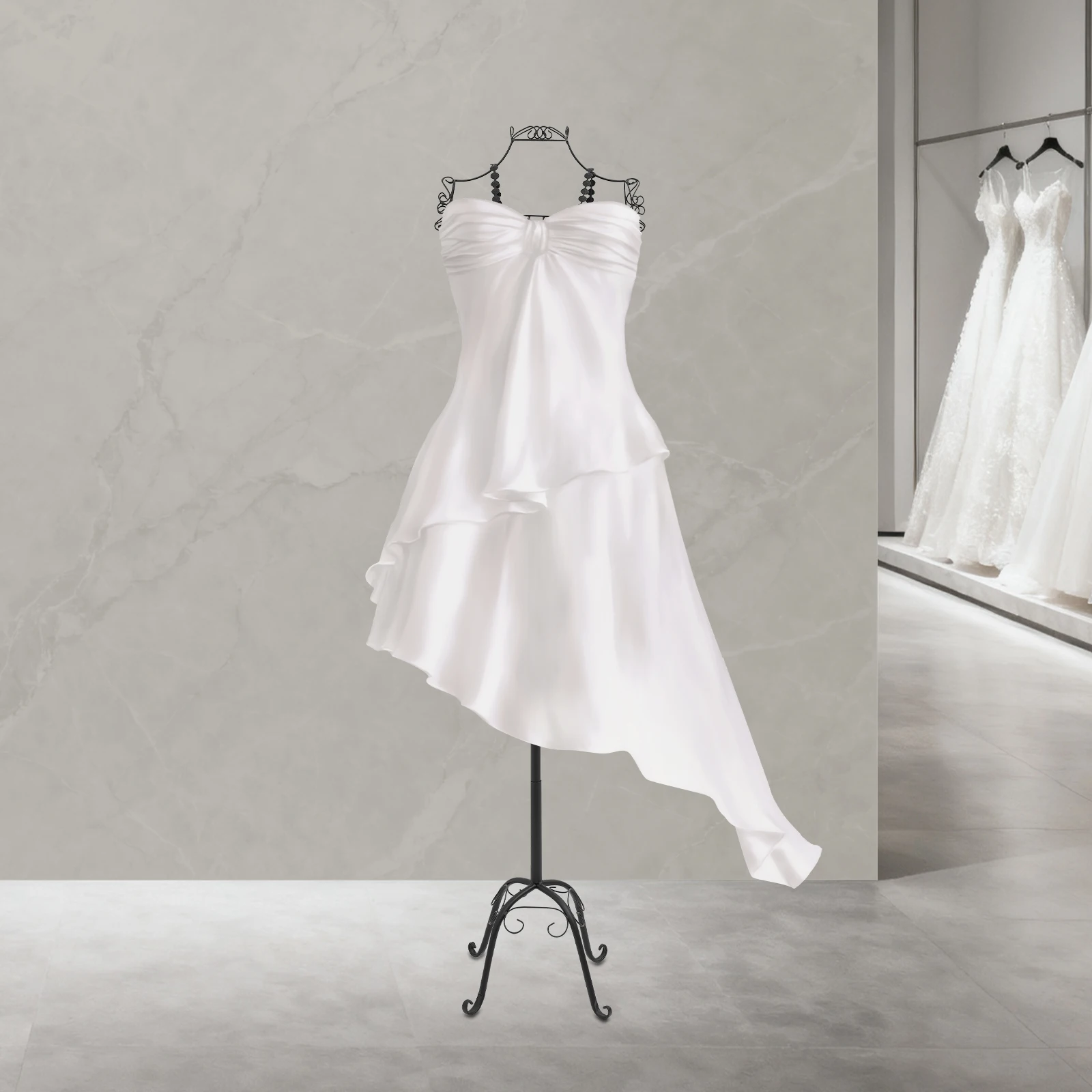 

Dress Form Display Stand Steel 57.87in Height Wedding Dress Display Mannequin Dress Form Mannequin for Women