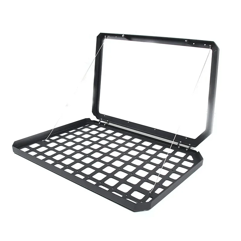 Car Rear Window Glass Armor Shelf Storage Racks For Land Rover Discovery 4 LR4 2010-1016 Foldable Frame Car Exterior Accessories