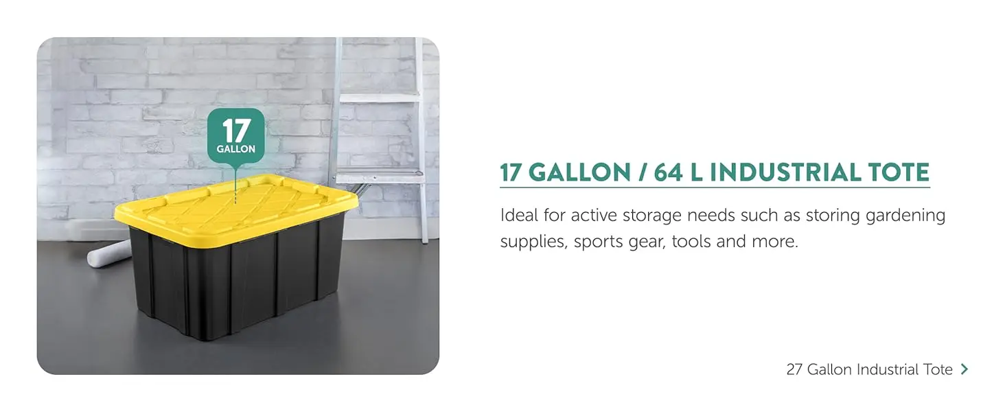 Sterilite 17 Gallon Industrial Tote