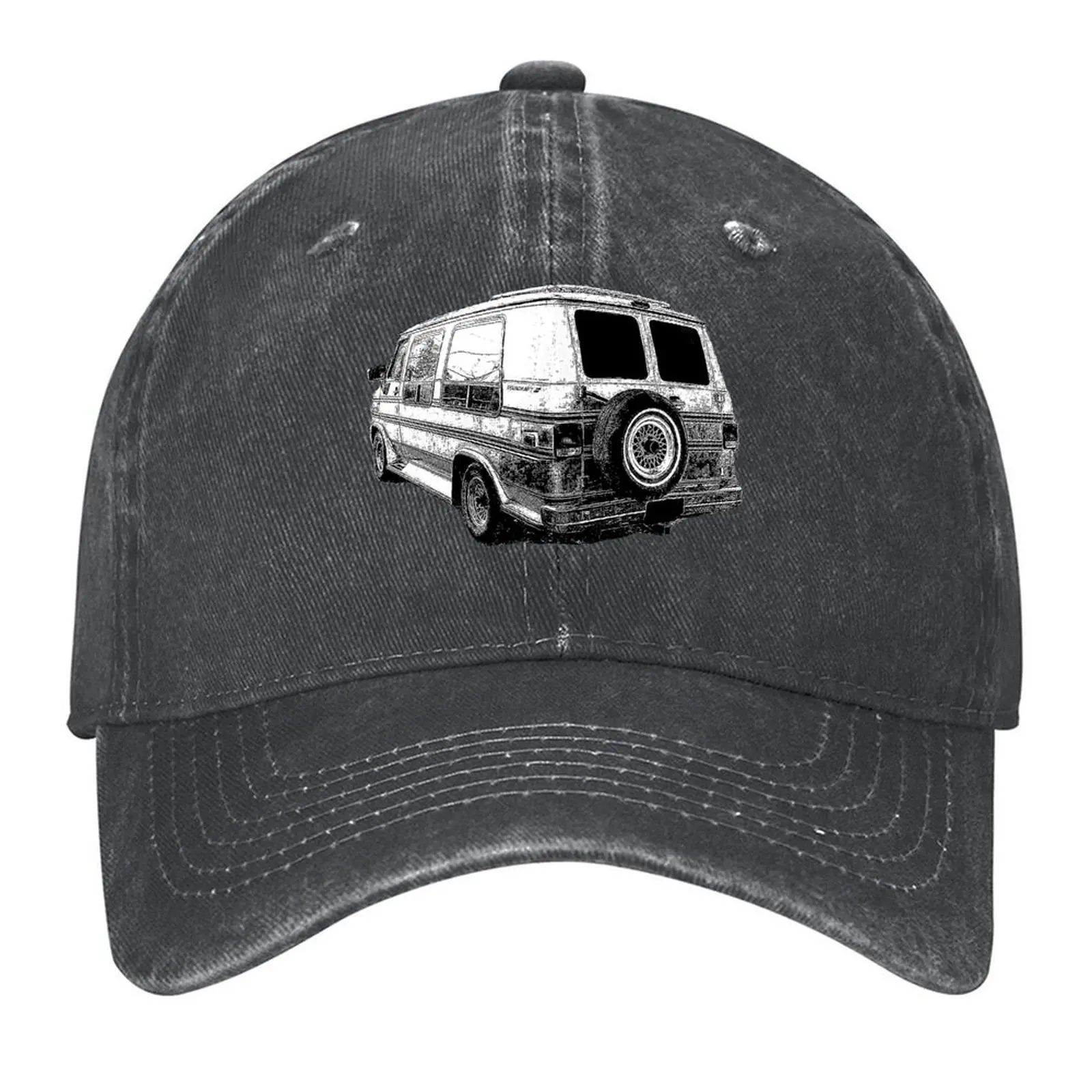 

Chevy Van Rear Baseball Cap hiking hat Unique hats Snap Back Hat Visor Women's 2025 Men's