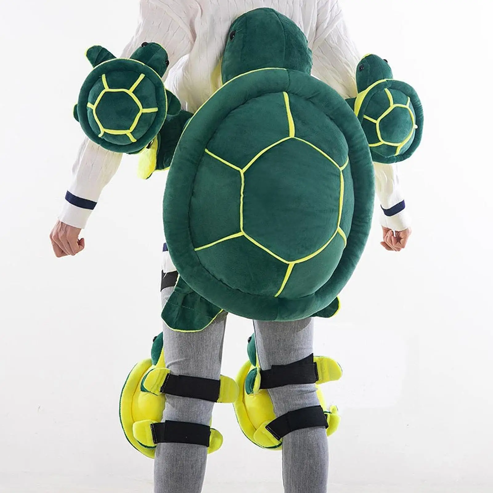 Ski Snowboard Hip Pad Turtle Plush Protector for Skating Rollerblading Adjustable Strap for Children Adults Women Men Safe