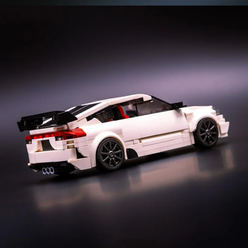 387 Pieces Sport Compact Hatchback Building Blocks Model FL5 Style DIY Assembly Bricks Toy Collection Gift for Adults Kids