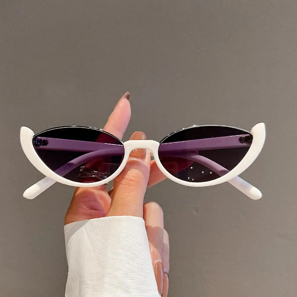 Trendy Eyewear Small Cat Eye Sunglasses Sun Glasses Shades Half-frame view 2