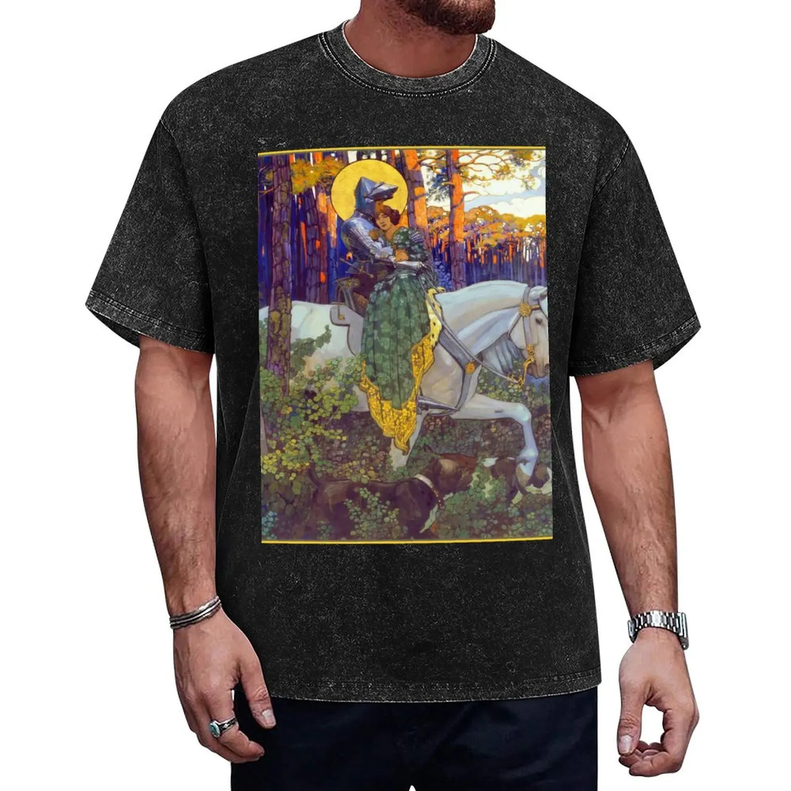 

Maximilian Liebenwien. The legend of Saint George. Saint George rescues the princess. T-Shirt