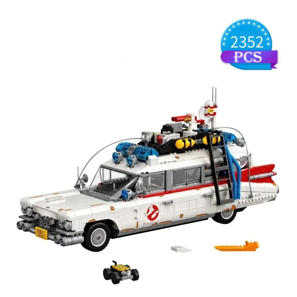 2352 PCS ECTO-1 Creative Vehicle Building Block Compatible with Bricks Toy Car Model Car Kit for Adults gift