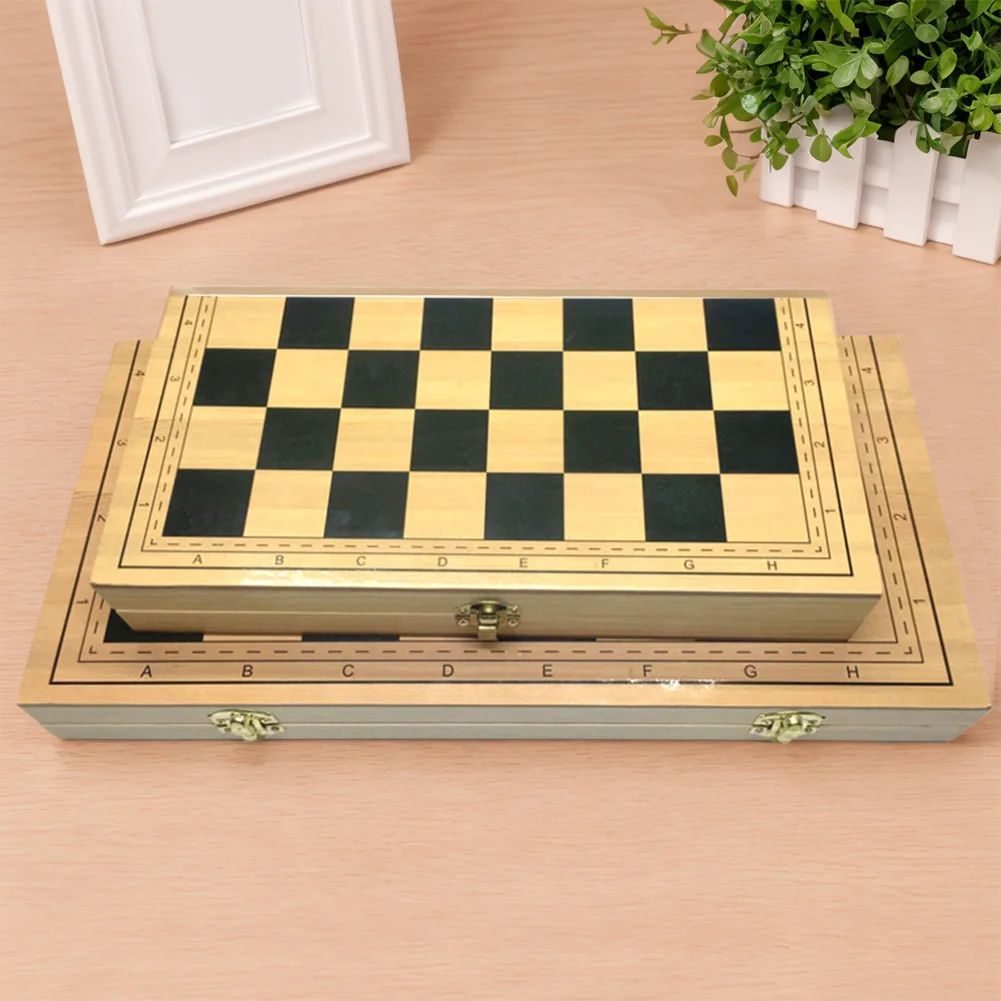مجموعة شطرنج عالمية مغناطيسية خشبية قابلة للطي، لعبة شطرنج على الطاولة، مجموعة شطرنج للسفر للأطفال والكبار