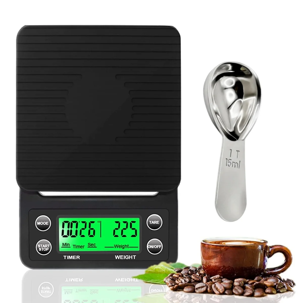 3kg/0.1g 5kg/0.1g Drip Coffee Scale With Timer Portable Electronic Digital Kitchen Scale High Precision LCD Electronic Scales