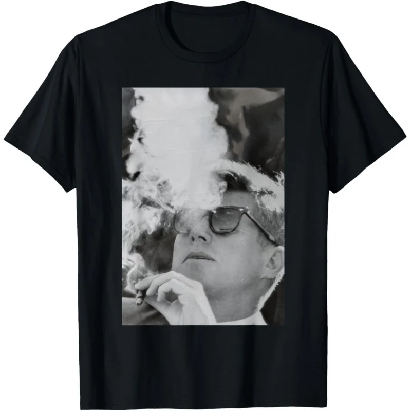 

JFK Smoking with Shades John F. Kennedy President T-Shirt