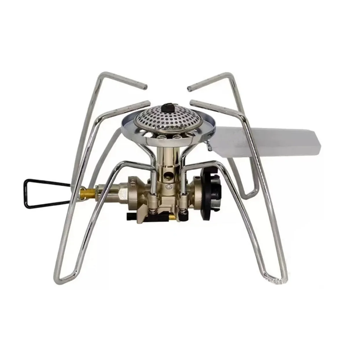 

A06T-Portable Spider Cassette Stove with Foldable Firepower, Igniter for Outdoor Camping, Hiking, Picnic Survival Cookware