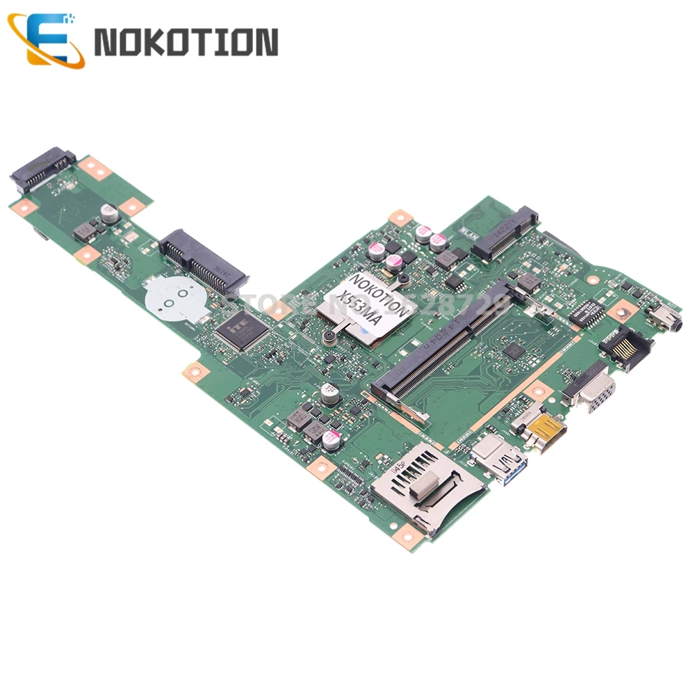 60NB04X0-MB1700 X553MA MAIN BOARD For ASUS X453MA X553M A553MA X553M F553MA F553M Laptop Motherboard With CPU ONBOARD DDR3